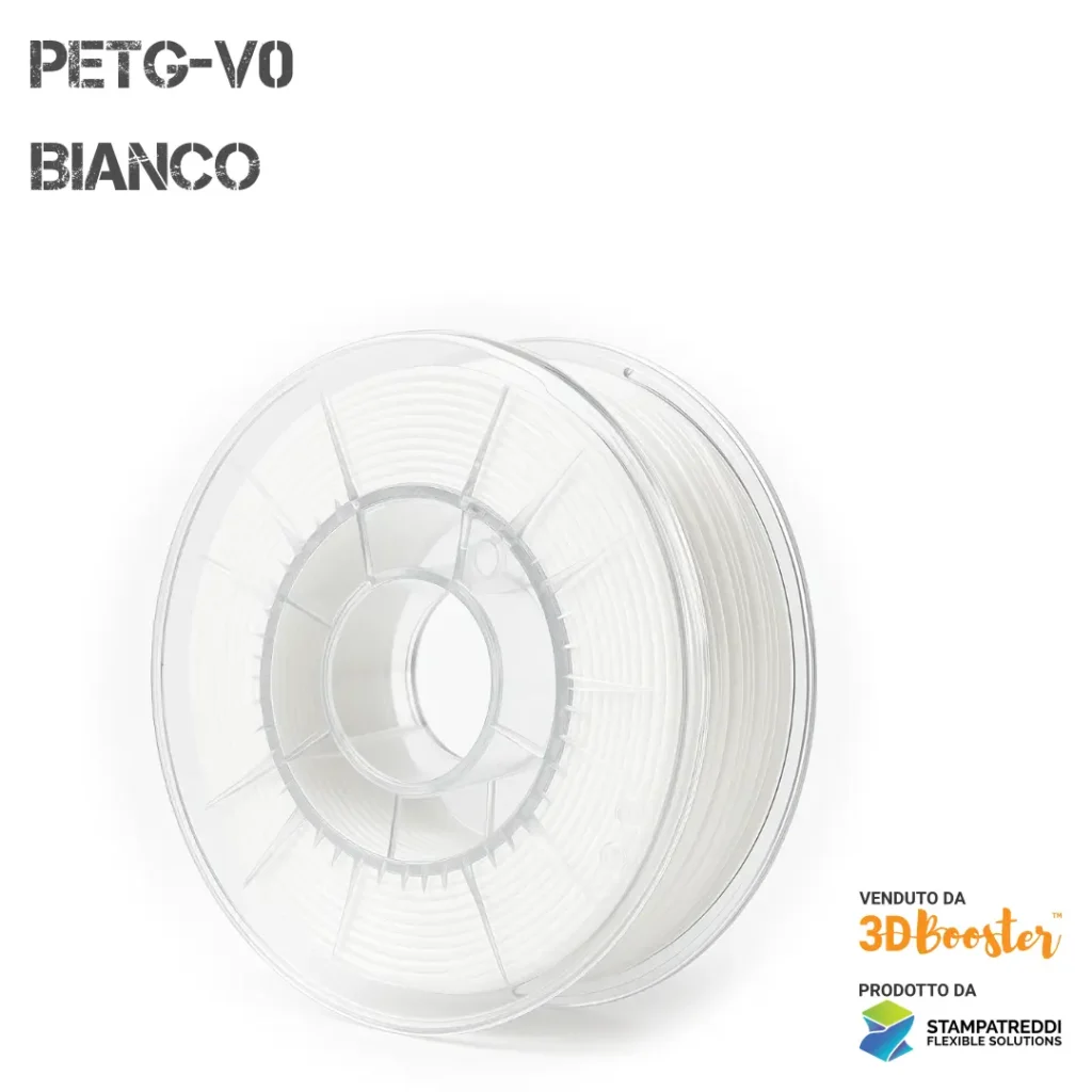 PETG V0 BIANCO - AUTOESTINGUENTE CERTIFICATO UL94 V-0