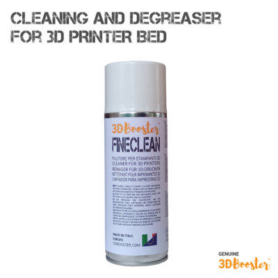 3DBooster Fineclean – Spray Pulitore e Sgrassante per Stampa 3D