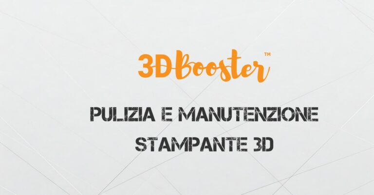 manutenzione stampante 3d